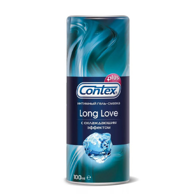 Гель-смазка интимный с охлаждающим эффектом Contex Long love 100 мл