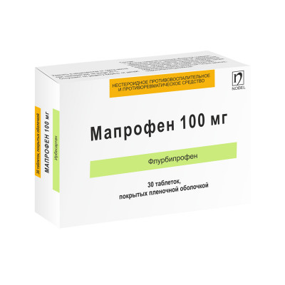 Мапрофен 100мг №30 табл Нобель