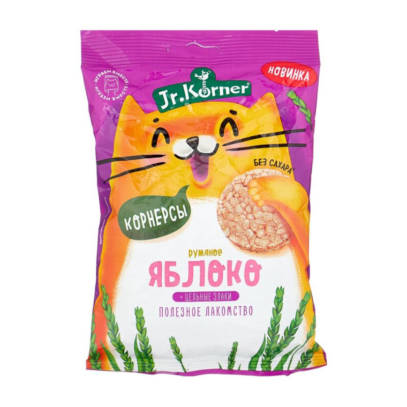 Хлебцы рисовые мини Яблоко Jr.Korner 30гр
