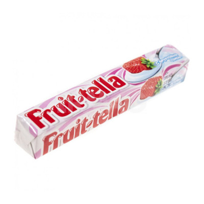 Фрут-телла Клубничный йогурт 41г жевательные конфеты
