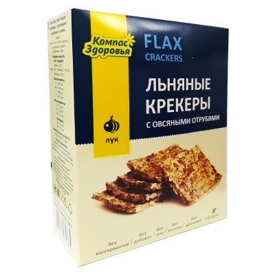 Льняной крекер классический 150 гр
