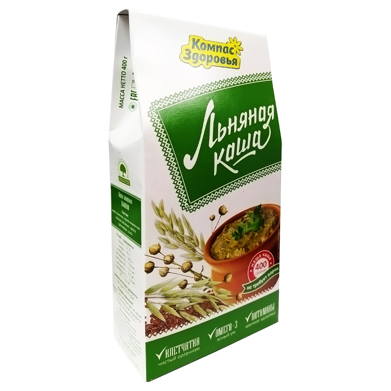 Каша заварная льняная "Льняная" 400 г