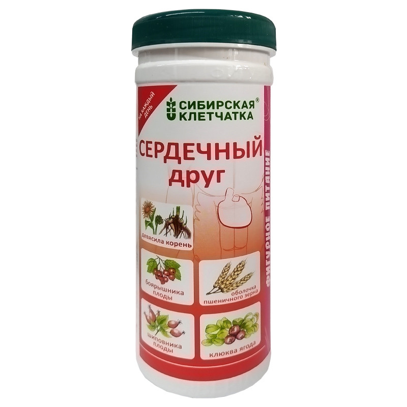 Сердечный друг Клетчатка Сибирская 170 г