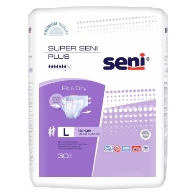 Подгузники для взрослых Seni Super Plus Large-3 №30