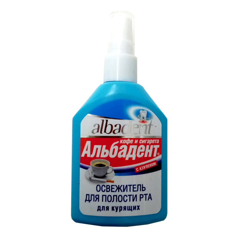Освежитель для полости рта для курящих 35 мл Альбадент