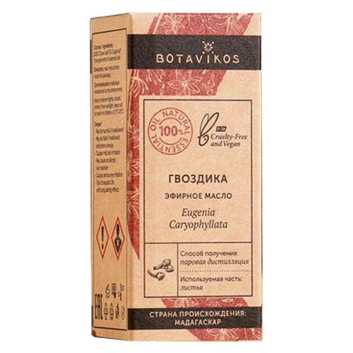 Botavikos ATE Гвоздика 10мл 100% эфирное масло, 10 мл