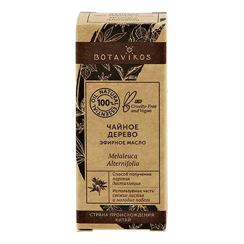 Botavikos ATE Чайное дерево 100% эфирное масло, 10 мл