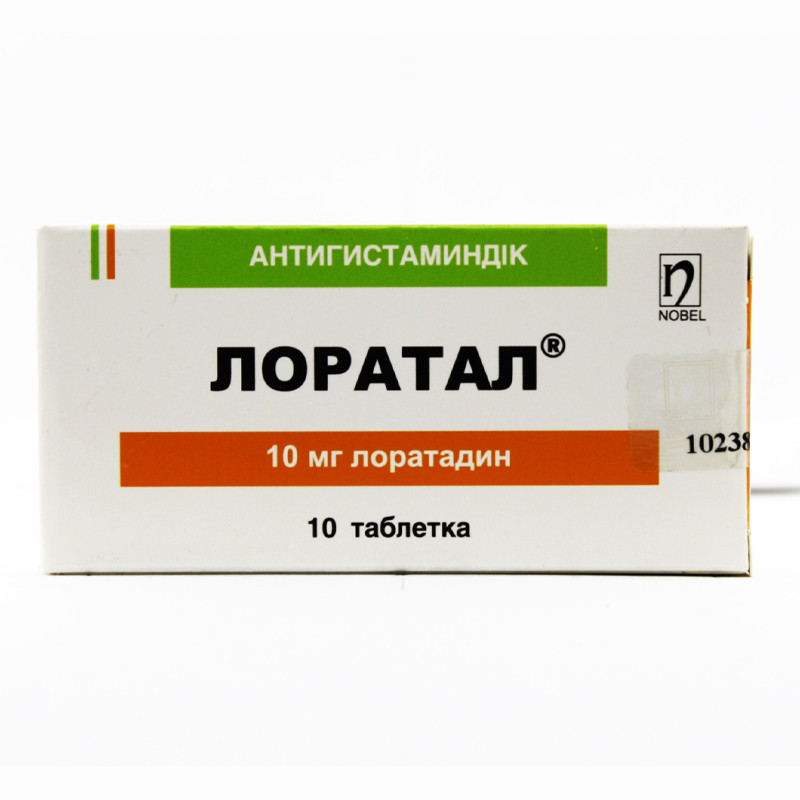 Лоратал® таблетки 10 мг 10 шт Нобел