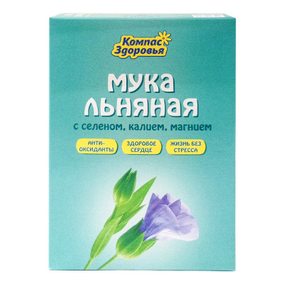 Мука льняная с селеном, калием, магнием 300 г