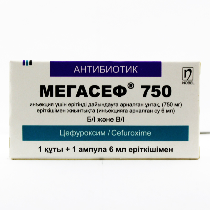 Мегасеф 750мг № 1 пор. д/приг. Нобель