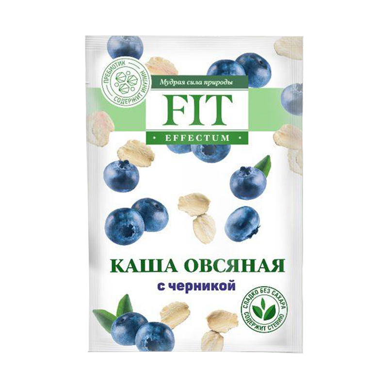 Каша овсяная с черникой 25г саше Fit Effectum