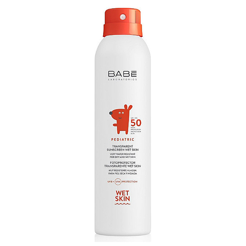 BABE Детский Спрей солнцезащитный влагостойкий SPF50 200мл /29943