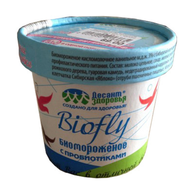 Биомороженное Biofly + сибирская клетчатка 45г бум.ст.