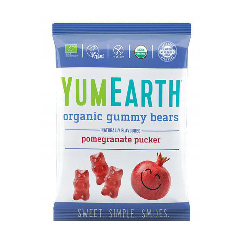 Фруктовые мармелад Мишки 50г YumErthOrganics
