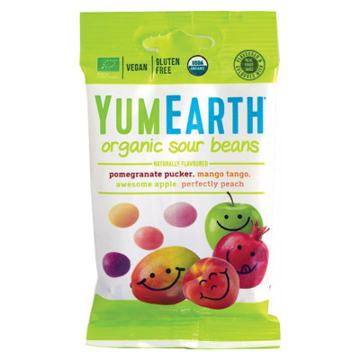 Фруктовые мармелад с кислинкой 50г YumErthOrganics