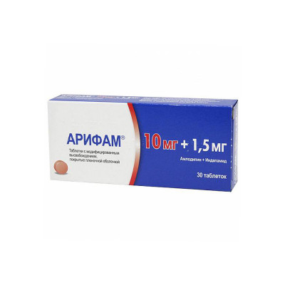 Арифам 1,5мг /10 мг №30 табл
