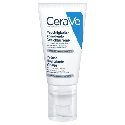 CeraVe Лосьон увлажняющий д/лица 52мл для нормальной и сухой кожи