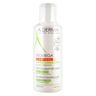 A-Derma Exomega Control Гель пенящийся смягчающий 200мл