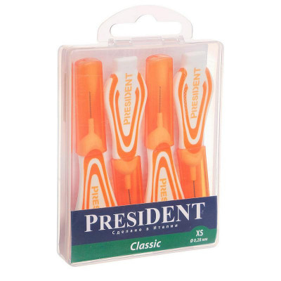 Межзубные ершики President classic XS 0.28mm 4шт