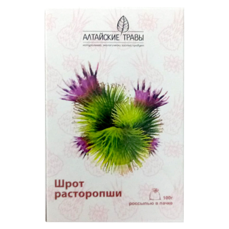 Расторопши шрот "Алтайские травы" 100 г