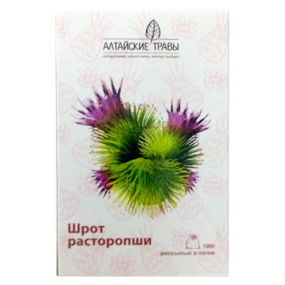 Расторопши шрот "Алтайские травы" 100 г