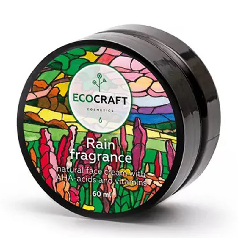 ECOCRAFT Крем для лица с витаминами и АНА-кислотами для нормальной кожи "Rain fragrance" Аромат дождя 60 мл