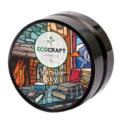 ECOCRAFT Крем для лица с витаминами и АНА-кислотами с лифтинг-эффектом "Vanilla sky" Ванильное небо 60 мл
