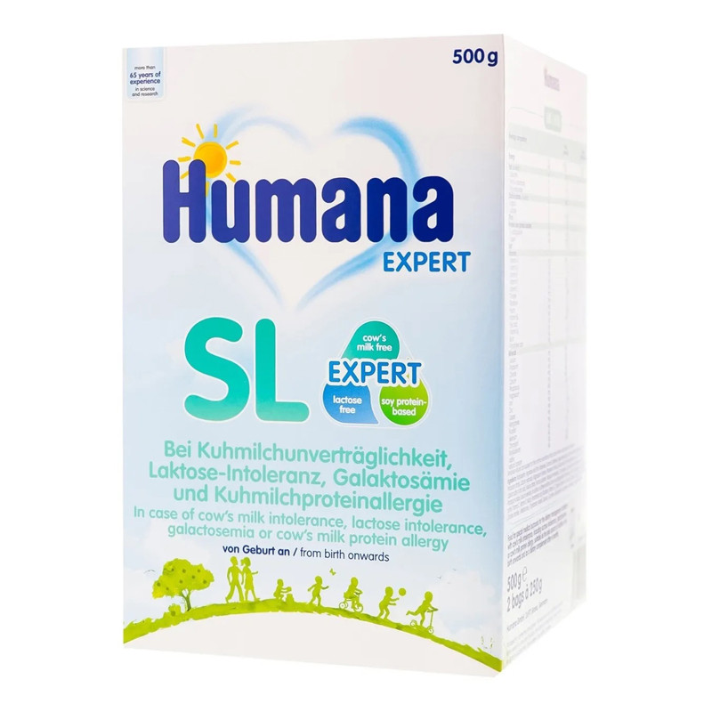 Хумана SL expert 500гр смесь на основе изолята соевого белка