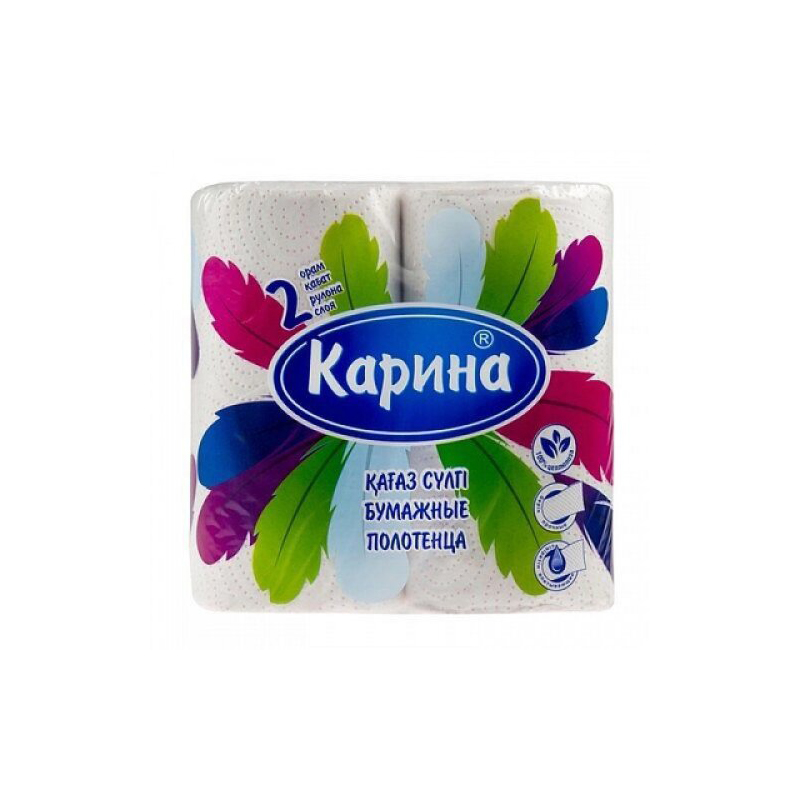 Полотенца бумажные Карина 2 рул.