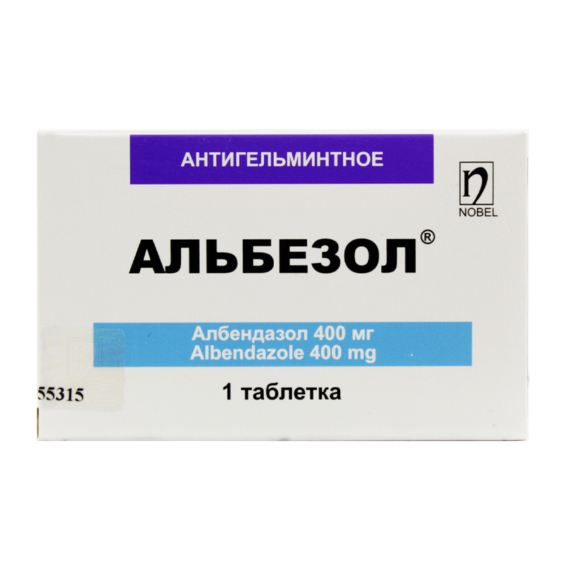 Альбезол 400мг №1 табл
