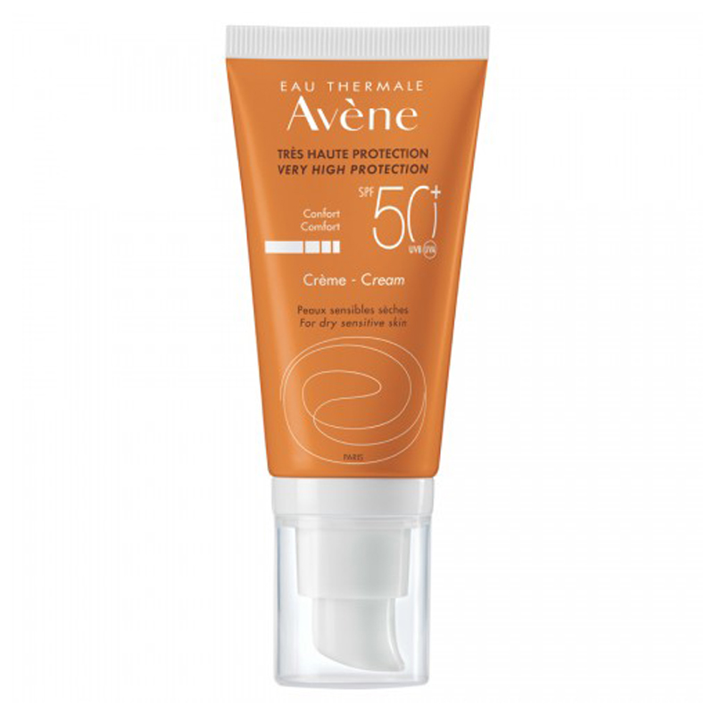 AVENE SUN Крем солнцезащитный SPF50+ для лица и шеи для сухой кожи 50мл