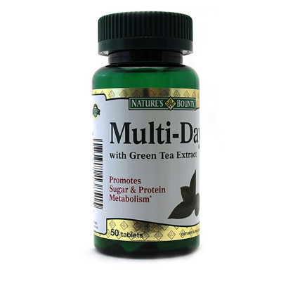 Nature^s Bounty Витаминный комплекс Мультидэй с экстрактом зеленого чая №50 таб. (003080)