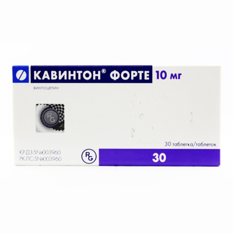 Кавинтон форте 10мг №30 таб.