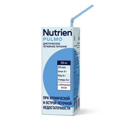 Нутриэн Пульмо продукт стерилизованный специализированный для диетического лечебного питания 0,2 л.