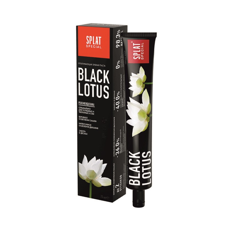 Зуб.паста Splat Special Black lotus Чурный лотос 75мл