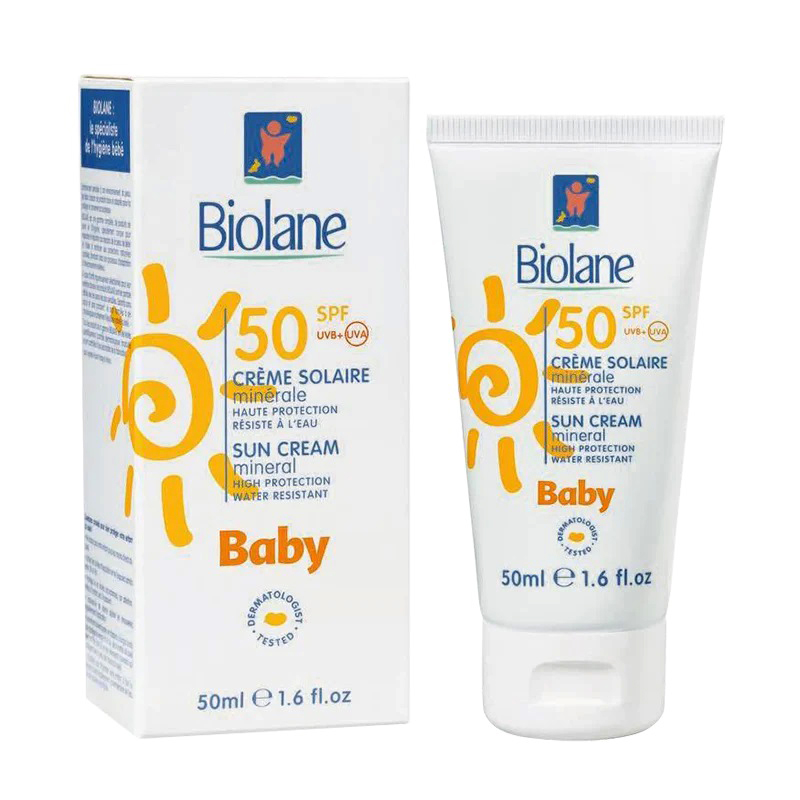 BIOLANE Крем от загара SPF 50 CREME SOLAIRE BABY 50мл