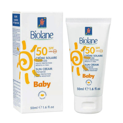 BIOLANE Крем от загара SPF 50 CREME SOLAIRE BABY 50мл