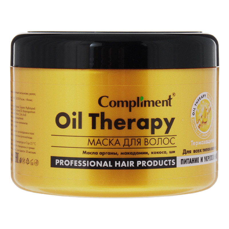 Compliment Oil Terapy Маска д/волос Питание и укрепление 500мл