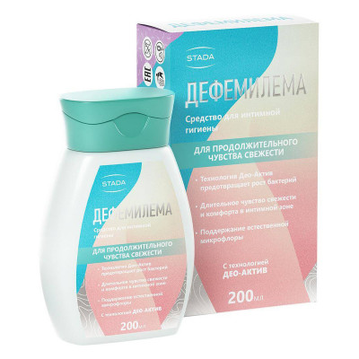 Дефемилема для прод. чув.свеж 200мл гель