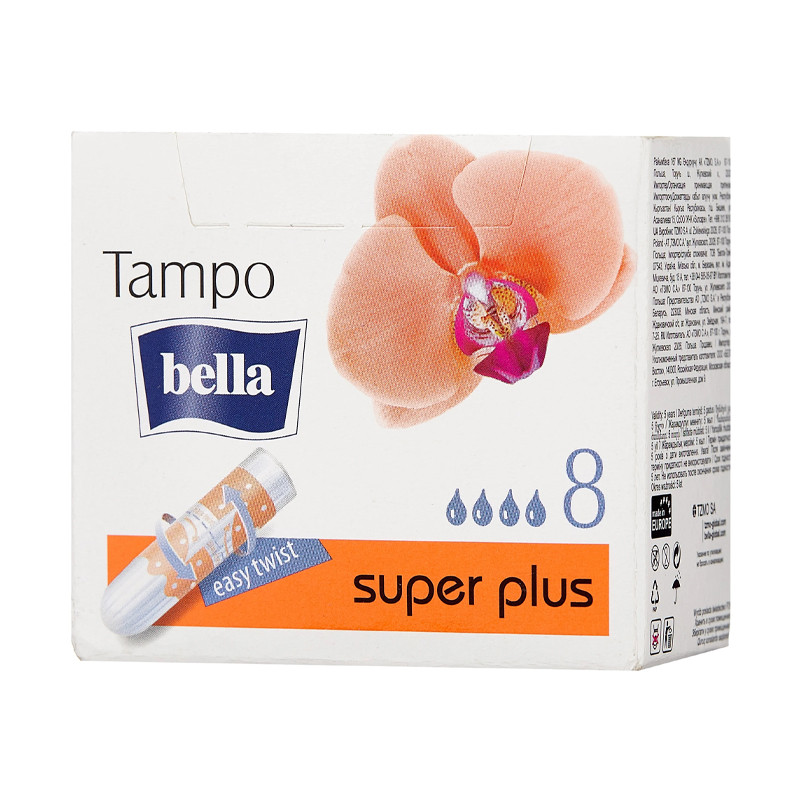 Bella tampo Premium Comfort super plus 8шт тампоны