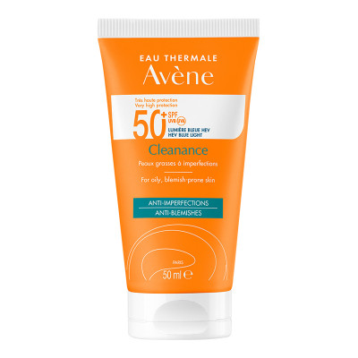 AVENE SUN Крем солнцезащитный SPF50+ для лица и шеи для комбинированной, жирной кожи 50мл