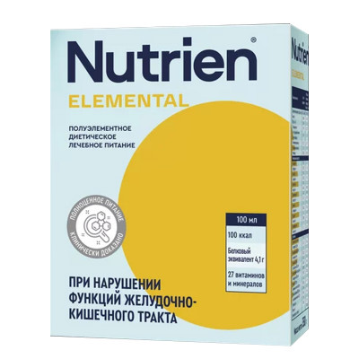 Нутриэн Элементаль продукт сухой специализированный для диетического лечебного питания 350 г.