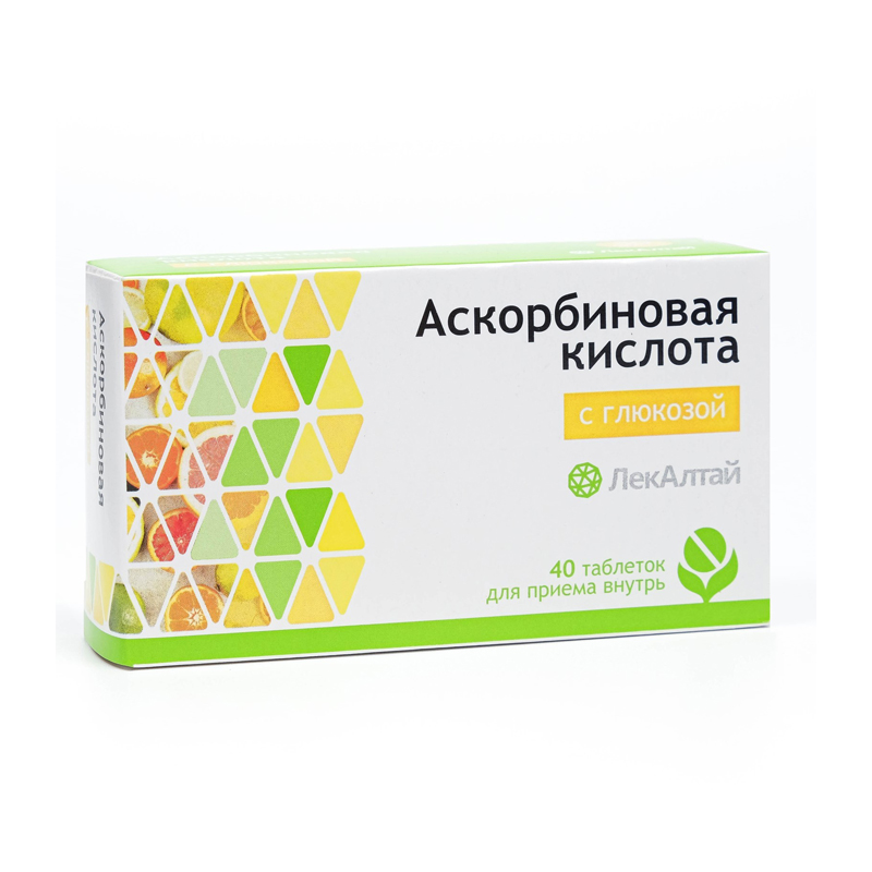 Аскорбиновая кислота с глюкозой №40 ЛекАлтай