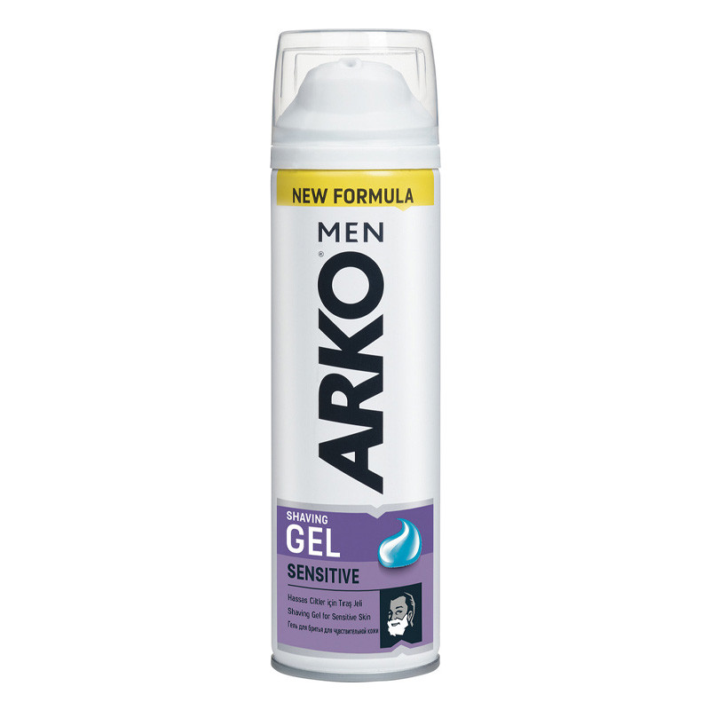 ARKO Men  Sensitive Гель для бритья для чувствительной кожи 200мл