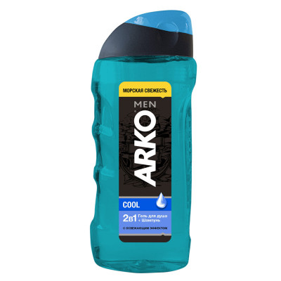ARKO Men 2в1 Cool Гель для душа и шампунь Освежающий 260мл