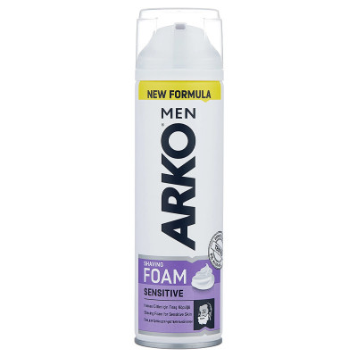 ARKO Men Sensitive Пена для бритья для чувствительной кожи 200мл