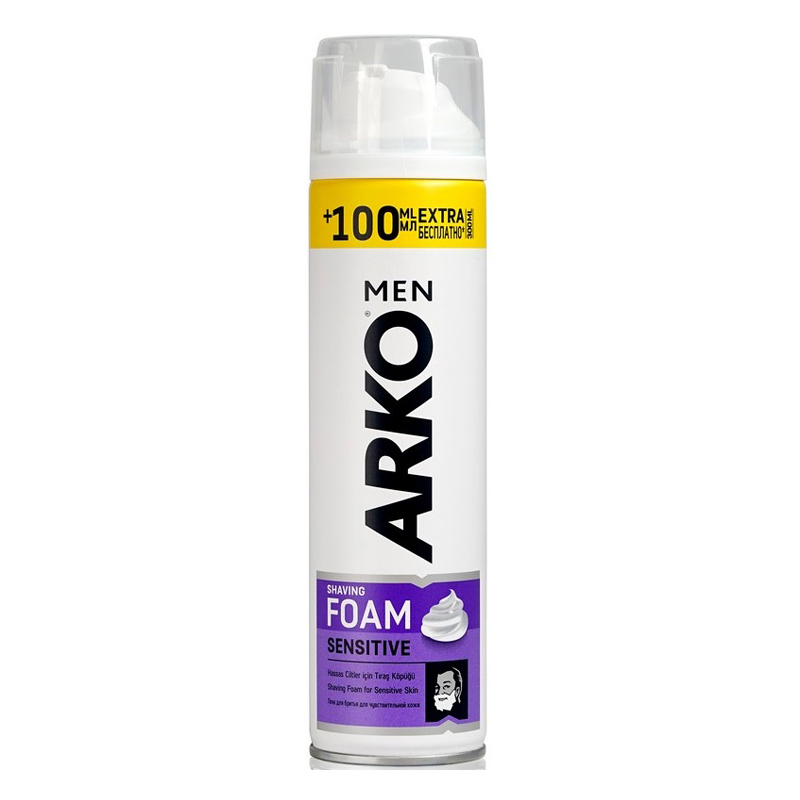 ARKO Men Sensitive Пена для бритья для чувствительной кожи 300мл