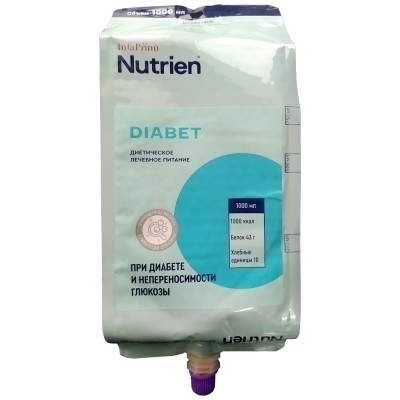 Нутриэн Диабет продукт стерилизованный специализированный для диетического лечебного питания 1 л.