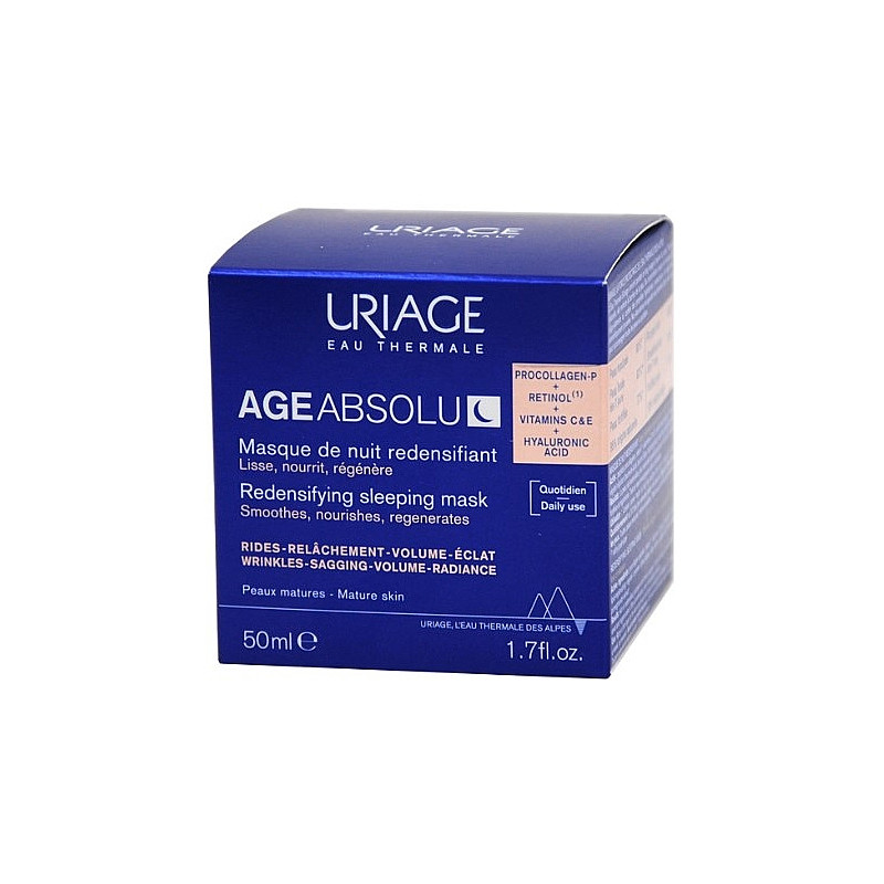 URIAGE AGE ABSOLU 50 мл маска ночная восстанавливающая (65180449/9198)