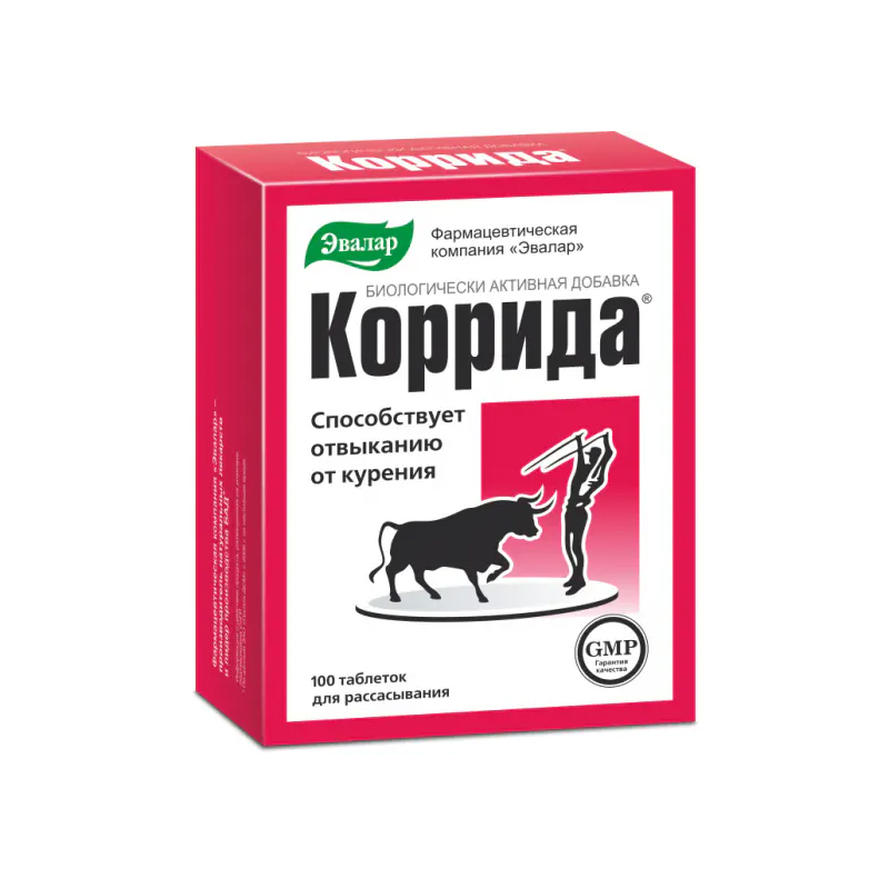 Коррида+  №100 таб (от курения) Эвалар